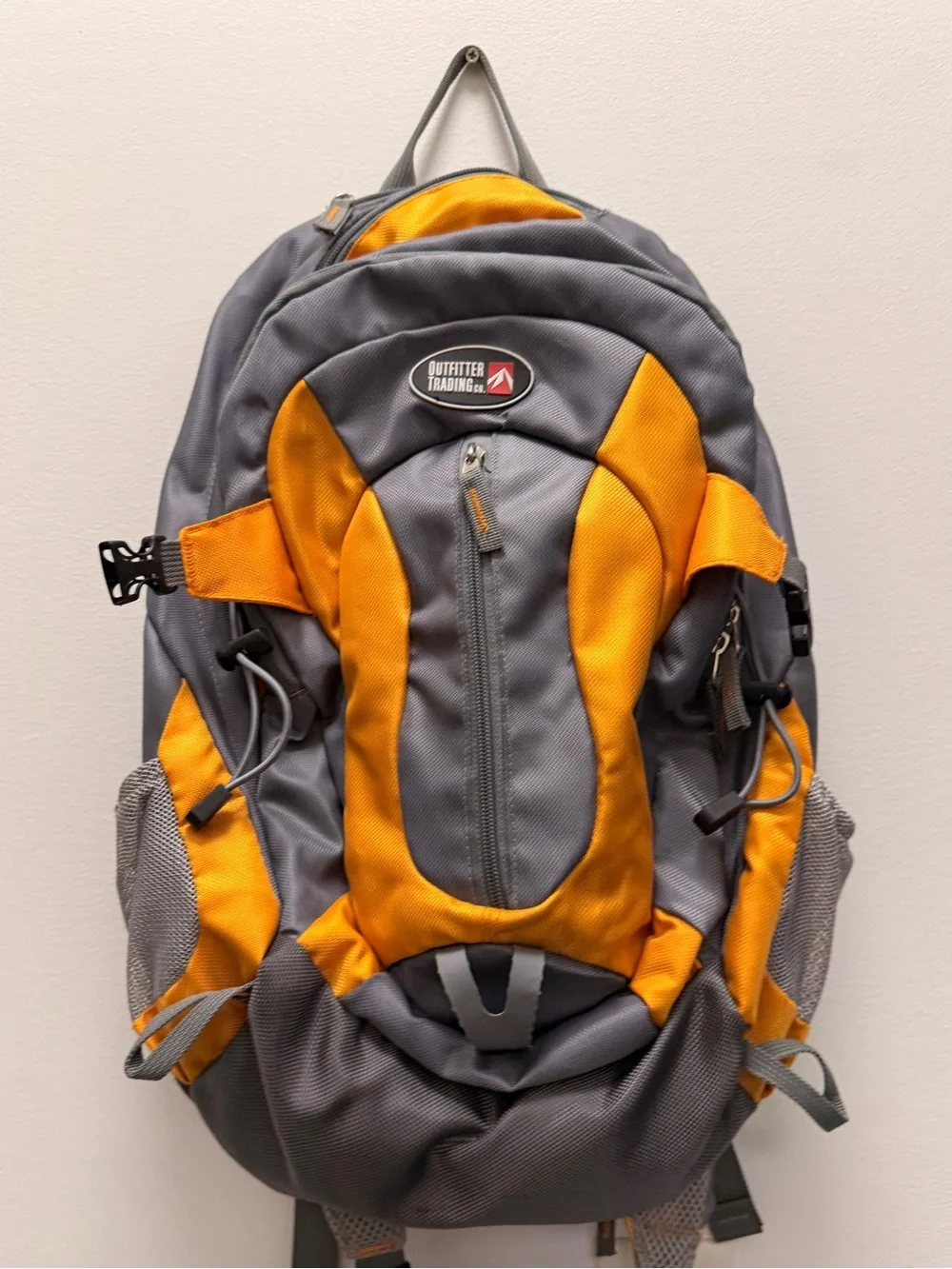 Men's Gray & Orange Daypack Backpack